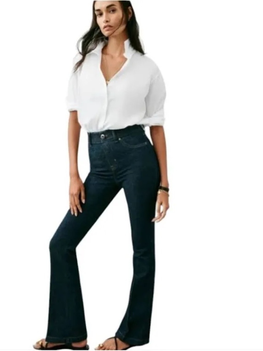 SPANXshape EveryWear Raw Indigo Flare Jeans